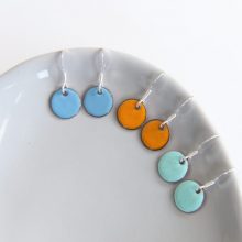 Set of 3 mini dot earrings