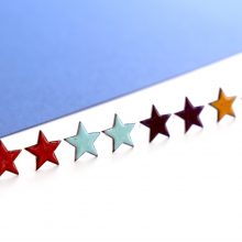 Star studs enamel Enamel stud earrings
