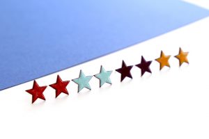 Star studs enamel Enamel stud earrings
