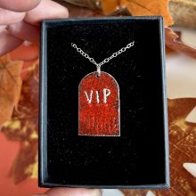 Halloween tombstone pendant Tombstone VIP pendant