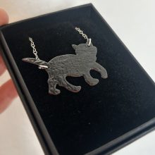 Halloween jewellery Black Cat Halloween Pendant